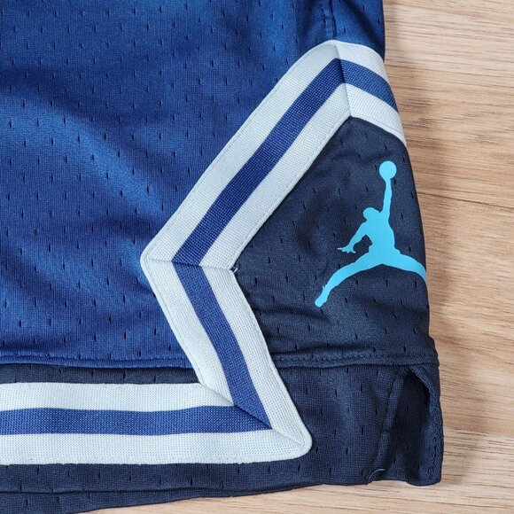 Nike Air Jordan Sport Diamond Shorts Mens Size Medium Blue Basketball DH9075-493 - Picture 3 of 14